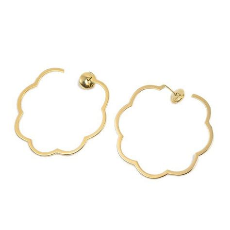 chanel camélia ring|chanel camellia hoop earrings.